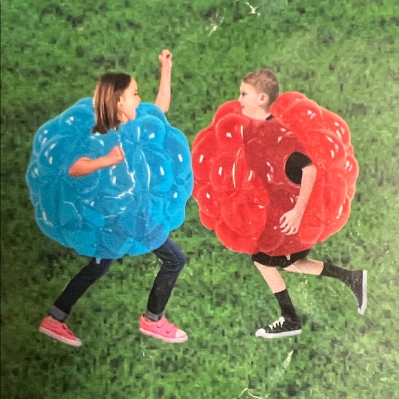 Bumper Balls Set of 4 - Blue and Red NEW